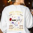 Biology Teacher Women's Sweatshirt Back Print White Biology Teacher Women's Sweatshirt Back Print White