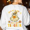 You Can't Scare Me I'm A Math Teacher Halloween Ghost Women's Sweatshirt Back Print White You Can't Scare Me I'm A Math Teacher Halloween Ghost Women's Sweatshirt Back Print White