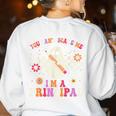 You Can't Scare Me I'm a Principal Halloween Teacher Women's Sweatshirt Back Print White