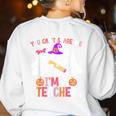 You Can't Scare Me I'm A Teacher Halloween Women's Sweatshirt Back Print White You Can't Scare Me I'm A Teacher Halloween Women's Sweatshirt Back Print White