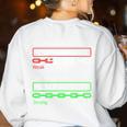 Chemist Science Teacher Student Chemistry Women's Sweatshirt Back Print White