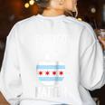 Chicago Teachers Matter Support Union Education Red For Ed Raglan Baseball Tee Women's Sweatshirt Back Print White Chicago Teachers Matter Support Union Education Red For Ed Raglan Baseball Tee Women's Sweatshirt Back Print White