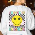 Choose To Include Special Education Teacher Autism Awareness Women's Sweatshirt Back Print White Choose To Include Special Education Teacher Autism Awareness Women's Sweatshirt Back Print White