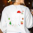 Is It Christmas Break Yet Xmas Holiday Teacher Women Women's Sweatshirt Back Print White Is It Christmas Break Yet Xmas Holiday Teacher Women Women's Sweatshirt Back Print White