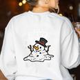 Christmas Surviving Teacher Life Meltdown Xmas Women Men Women's Sweatshirt Back Print White Christmas Surviving Teacher Life Meltdown Xmas Women Men Women's Sweatshirt Back Print White