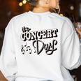 The Concert Day Elementary Music Teacher First Day Of School Women's Sweatshirt Back Print White The Concert Day Elementary Music Teacher First Day Of School Women's Sweatshirt Back Print White