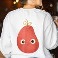 Couch Potatoes Teacher Good Eggs Teacher Halloween Costume Women's Sweatshirt Back Print White Couch Potatoes Teacher Good Eggs Teacher Halloween Costume Women's Sweatshirt Back Print White