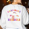 Cute Ghost Read More Books Lover Teacher Halloween Costume Women's Sweatshirt Back Print White Cute Ghost Read More Books Lover Teacher Halloween Costume Women's Sweatshirt Back Print White