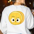 Cute Good Egg Teacher Halloween Costume Group The Big Cheese Women's Sweatshirt Back Print White Cute Good Egg Teacher Halloween Costume Group The Big Cheese Women's Sweatshirt Back Print White