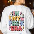 Cute Pre-K For Men Women Kindergarten Pre-K Teacher Women's Sweatshirt Back Print White Cute Pre-K For Men Women Kindergarten Pre-K Teacher Women's Sweatshirt Back Print White