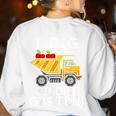 I Dig Kindergarten Student Teacher Construction First Day Women's Sweatshirt Back Print White