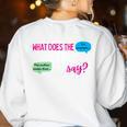 What Does The Text Say Text Evidence Reading Teacher For Men Women Women's Sweatshirt Back Print White What Does The Text Say Text Evidence Reading Teacher For Men Women Women's Sweatshirt Back Print White
