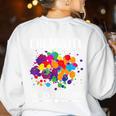 Dot Day Shirt Women Men Kids Girls Boys Teacher 2024 Dot Day Women's Sweatshirt Back Print White Dot Day Shirt Women Men Kids Girls Boys Teacher 2024 Dot Day Women's Sweatshirt Back Print White