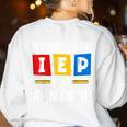 You Down With IEP Yeah You Know Me SPED Teacher Women's Sweatshirt Back Print White You Down With IEP Yeah You Know Me SPED Teacher Women's Sweatshirt Back Print White