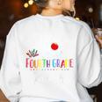 Dream Team Fourth Grade Teachers Back To School 4th Grade Women's Sweatshirt Back Print White Dream Team Fourth Grade Teachers Back To School 4th Grade Women's Sweatshirt Back Print White
