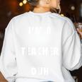 Easy Halloween Teacher Costume Shirt For Men Women Kids Women's Sweatshirt Back Print White Easy Halloween Teacher Costume Shirt For Men Women Kids Women's Sweatshirt Back Print White