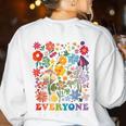 Everyone Is Welcome Here Tshirt Idaho Teacher Support Retro Women's Sweatshirt Back Print White Everyone Is Welcome Here Tshirt Idaho Teacher Support Retro Women's Sweatshirt Back Print White
