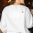 Fa La 8 Shirt Math Teacher Christmas Women's Sweatshirt Back Print White