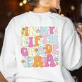 In My Fifth Grade Era 5th Grade Era Teacher Back To School Women's Sweatshirt Back Print White In My Fifth Grade Era 5th Grade Era Teacher Back To School Women's Sweatshirt Back Print White