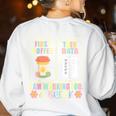 First Coffee Then Data SPED Teacher Taking a Break Women's Sweatshirt Back Print White First Coffee Then Data SPED Teacher Taking a Break Women's Sweatshirt Back Print White