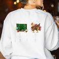 First Teach Then Thanksgiving I'm Earning A Break Teacher Women's Sweatshirt Back Print White First Teach Then Thanksgiving I'm Earning A Break Teacher Women's Sweatshirt Back Print White