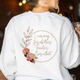 Floral Learning Disabilities Teacher Consultant SPED Teacher Women's Sweatshirt Back Print White Floral Learning Disabilities Teacher Consultant SPED Teacher Women's Sweatshirt Back Print White
