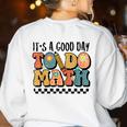 Good Day To Do Math Teacher Vintage Groovy Nerd Women Men Women's Sweatshirt Back Print White Good Day To Do Math Teacher Vintage Groovy Nerd Women Men Women's Sweatshirt Back Print White