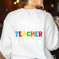 Gym Teacher Back To School Teacher Shirts For Men Women Girls Kids Women's Sweatshirt Back Print White Gym Teacher Back To School Teacher Shirts For Men Women Girls Kids Women's Sweatshirt Back Print White