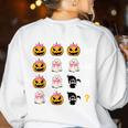 Halloween Math Teacher Men Women Order Of Operations Women's Sweatshirt Back Print White