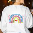 Helping Tiny Humans To Do Big Things Teacher Women Women's Sweatshirt Back Print White Helping Tiny Humans To Do Big Things Teacher Women Women's Sweatshirt Back Print White