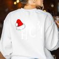 Ho Cubed Shirt Math Teacher Xmas For Men Women Kids Women's Sweatshirt Back Print White Ho Cubed Shirt Math Teacher Xmas For Men Women Kids Women's Sweatshirt Back Print White