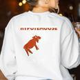 Hypotemoose Mathematics Teacher Mathematician Math Geek Women's Sweatshirt Back Print White