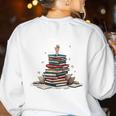 I'm Ok Read Book Reading Nerd Librarian Teacher School Women's Sweatshirt Back Print White I'm Ok Read Book Reading Nerd Librarian Teacher School Women's Sweatshirt Back Print White