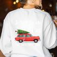 Jolliest Bunch Of Teachers This Side Of The Hallway Xmas PJ Women's Sweatshirt Back Print White Jolliest Bunch Of Teachers This Side Of The Hallway Xmas PJ Women's Sweatshirt Back Print White