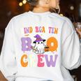 Kindergarten Boo Crew Spooky Kindergarten Halloween Teacher Women's Sweatshirt Back Print White Kindergarten Boo Crew Spooky Kindergarten Halloween Teacher Women's Sweatshirt Back Print White