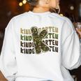 Kindergarten Camo Camouflage Boy Teacher Back To School Women's Sweatshirt Back Print White Kindergarten Camo Camouflage Boy Teacher Back To School Women's Sweatshirt Back Print White