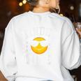 Kindergarten Teacher First Day Of Kinder Back To School Women's Sweatshirt Back Print White Kindergarten Teacher First Day Of Kinder Back To School Women's Sweatshirt Back Print White
