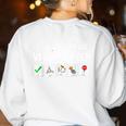Life Happens Visuals Help Special Education Teacher Aide Women's Sweatshirt Back Print White Life Happens Visuals Help Special Education Teacher Aide Women's Sweatshirt Back Print White