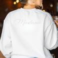 Madame French Teachers T-Shirt Women's Sweatshirt Back Print White