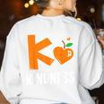 Matching Unity Day Orange Teacher Kindness Antibulliyng 2023 For Men Women Kids Women's Sweatshirt Back Print White