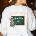 Do The Math 67 Meme Joke Halloween Skeleton Math Teacher Women's Sweatshirt Back Print White Do The Math 67 Meme Joke Halloween Skeleton Math Teacher Women's Sweatshirt Back Print White