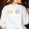 Math Interventionist Teacher Mathematics Women's Sweatshirt Back Print White Math Interventionist Teacher Mathematics Women's Sweatshirt Back Print White