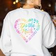 Do The Math Multiply Love Add Hope Math Teacher Tie Dye Women's Sweatshirt Back Print White Do The Math Multiply Love Add Hope Math Teacher Tie Dye Women's Sweatshirt Back Print White