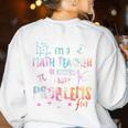 Im A Math Teacher Of Course I Have Problems Men Women Women's Sweatshirt Back Print White Im A Math Teacher Of Course I Have Problems Men Women Women's Sweatshirt Back Print White