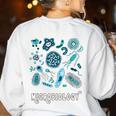 Microbiology Teacher Science Instructor Tee Shirt For Men Women Women's Sweatshirt Back Print White Microbiology Teacher Science Instructor Tee Shirt For Men Women Women's Sweatshirt Back Print White