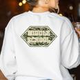 Middle School Camo Retro Back To School Teachers Women's Sweatshirt Back Print White Middle School Camo Retro Back To School Teachers Women's Sweatshirt Back Print White