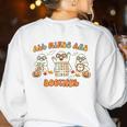 All Minds Are Bootiful Special Education Teacher Halloween Women's Sweatshirt Back Print White