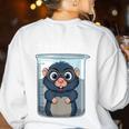 Mole Chemistry Chemist Student Science Teacher Women's Sweatshirt Back Print White Mole Chemistry Chemist Student Science Teacher Women's Sweatshirt Back Print White