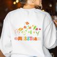 MTSS Team Appreciation Week Teacher Back To School Women's Sweatshirt Back Print White MTSS Team Appreciation Week Teacher Back To School Women's Sweatshirt Back Print White