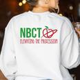 National Board Certified Teacher Minimalist Apple T-Shirt For Men Women Women's Sweatshirt Back Print White National Board Certified Teacher Minimalist Apple T-Shirt For Men Women Women's Sweatshirt Back Print White
